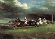 The Derby at epson Theodore Gericault